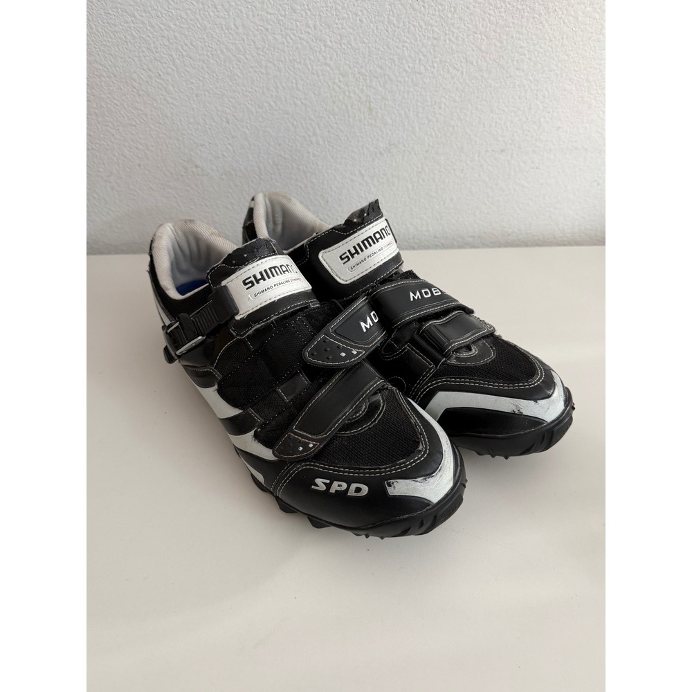 Shimano SH-M086L Mountain Bike Shoes Black Silver SPD Cycling Mens EU 47
